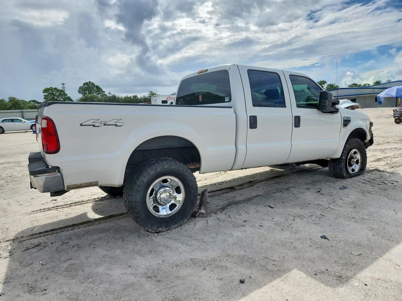 2008 Ford F350 Srw Super Duty White vin: 1FTWW315X8EE56834