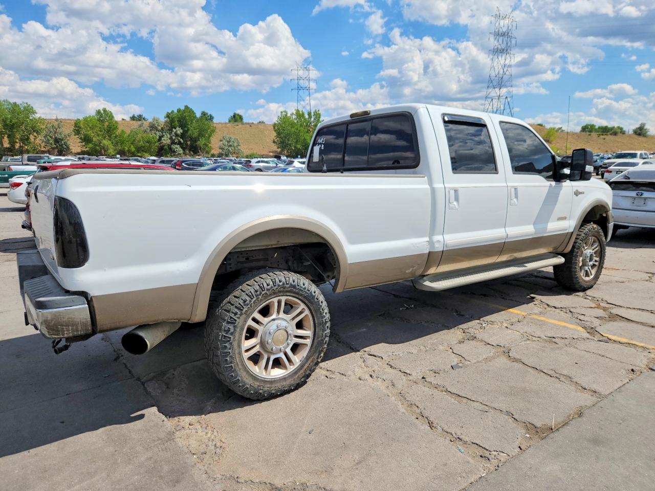 2006 Ford F350 Srw Super Duty White vin: 1FTWW31P06EA07676