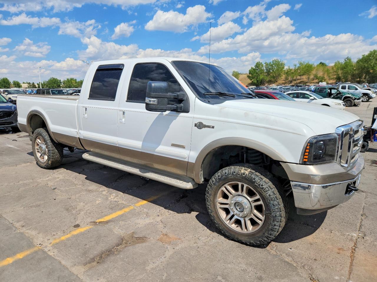 2006 Ford F350 Srw Super Duty White vin: 1FTWW31P06EA07676