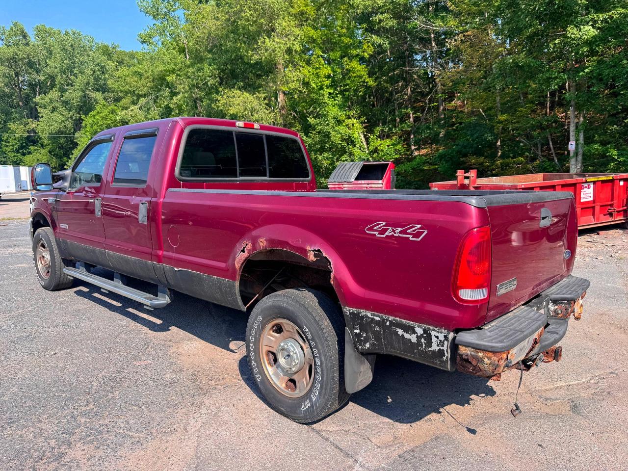 2006 Ford F350 Srw Super Duty Бордовый vin: 1FTWW31P06EB12038