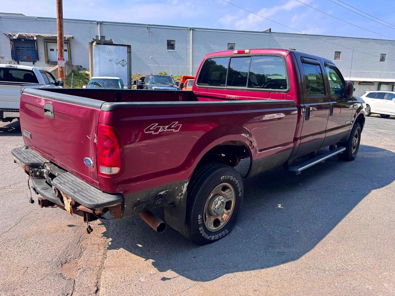 2006 Ford F350 Srw Super Duty Бордовый vin: 1FTWW31P06EB12038