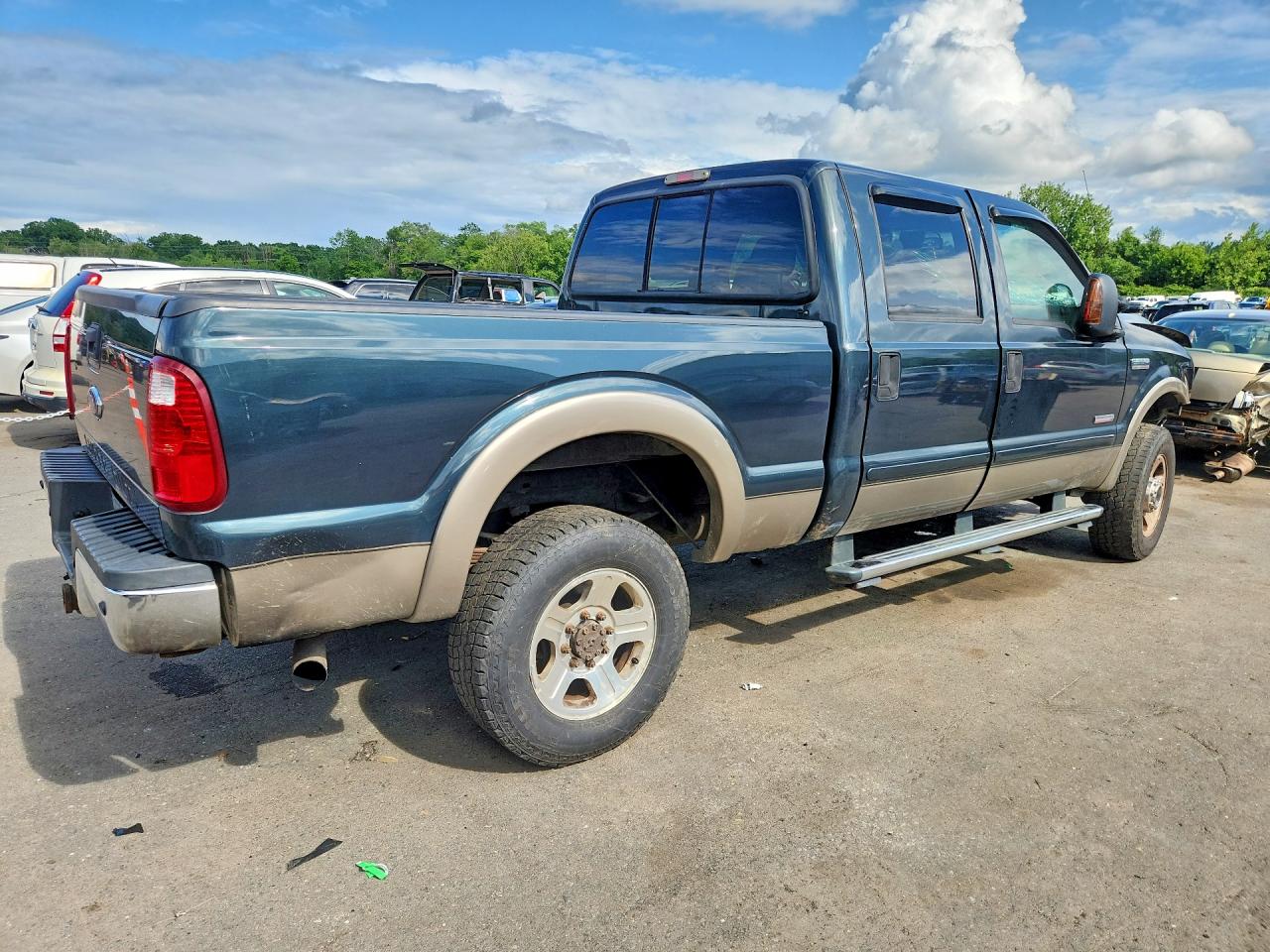 2007 Ford F350 Srw Super Duty Green vin: 1FTWW31P27EA18843