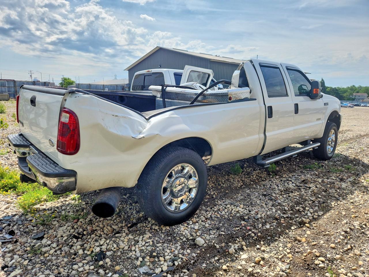 2006 Ford F350 Srw Super Duty White vin: 1FTWW31P36EB23972