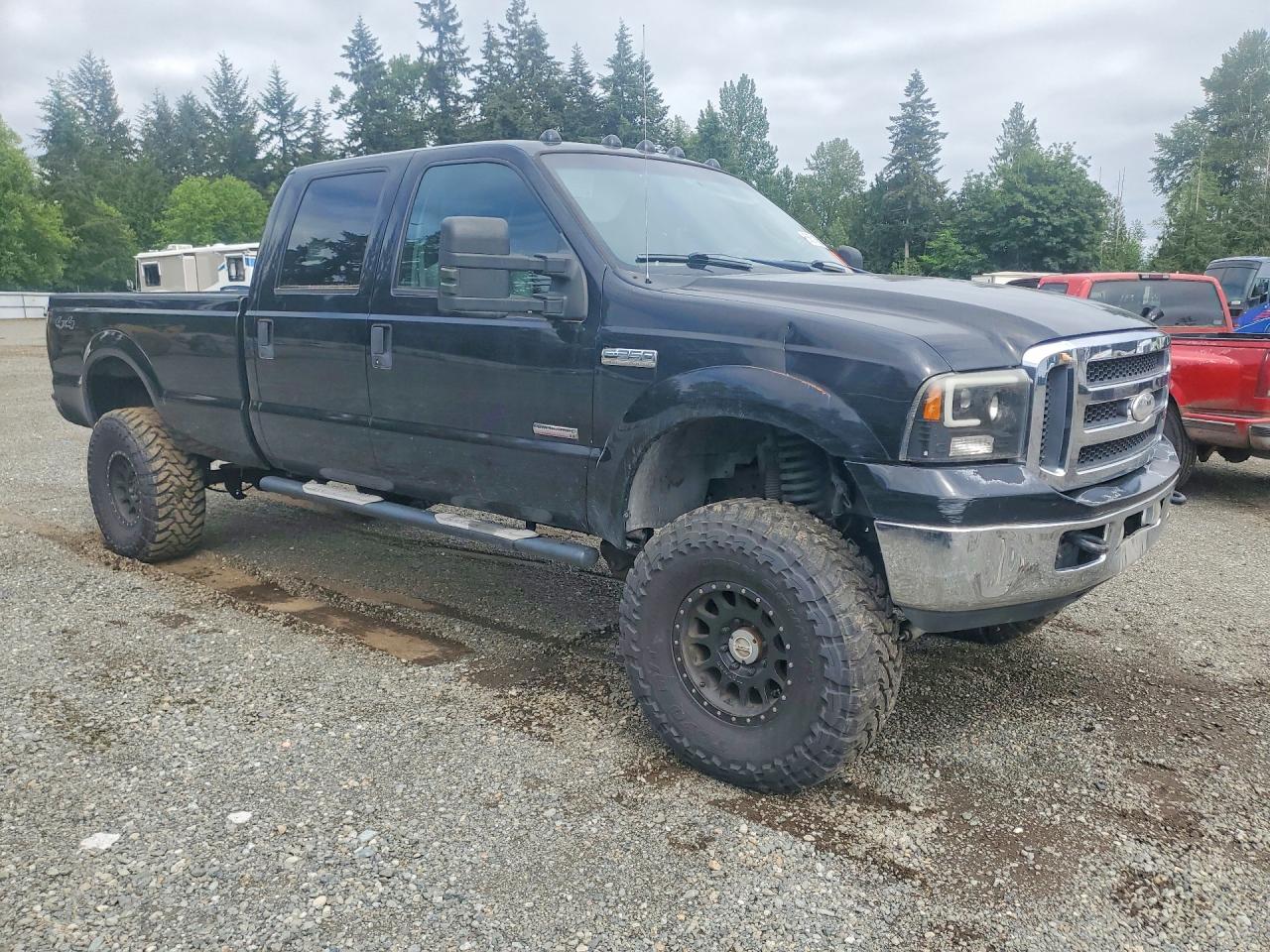 2005 Ford F350 Srw Super Duty Black vin: 1FTWW31P55EB21302