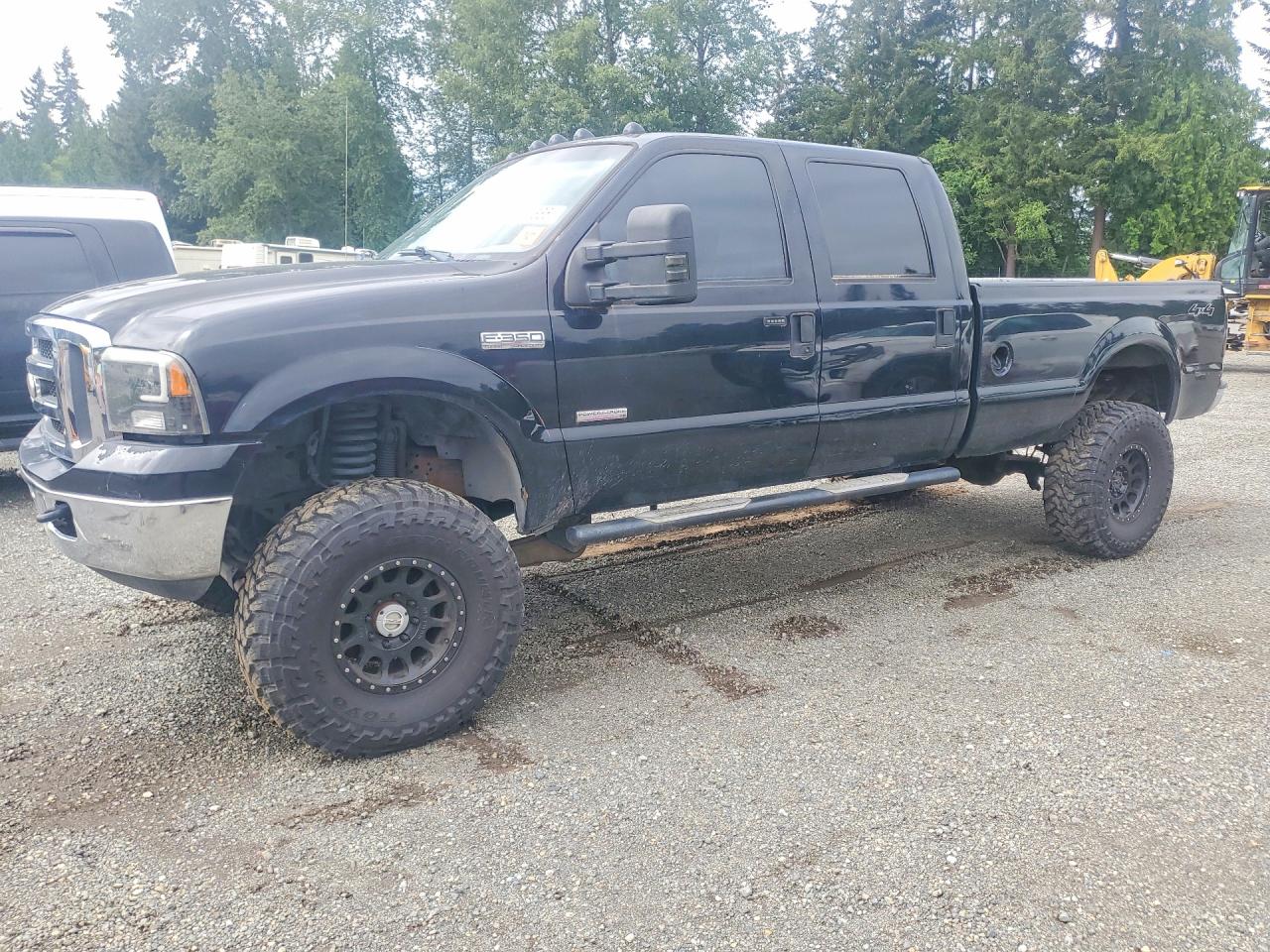 2005 Ford F350 Srw Super Duty Black vin: 1FTWW31P55EB21302