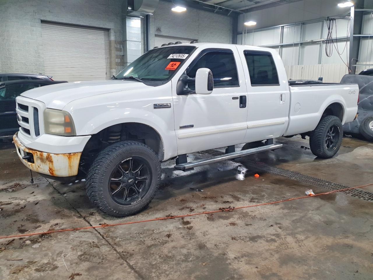 2006 Ford F350 Srw Super Duty White vin: 1FTWW31P76EA96985
