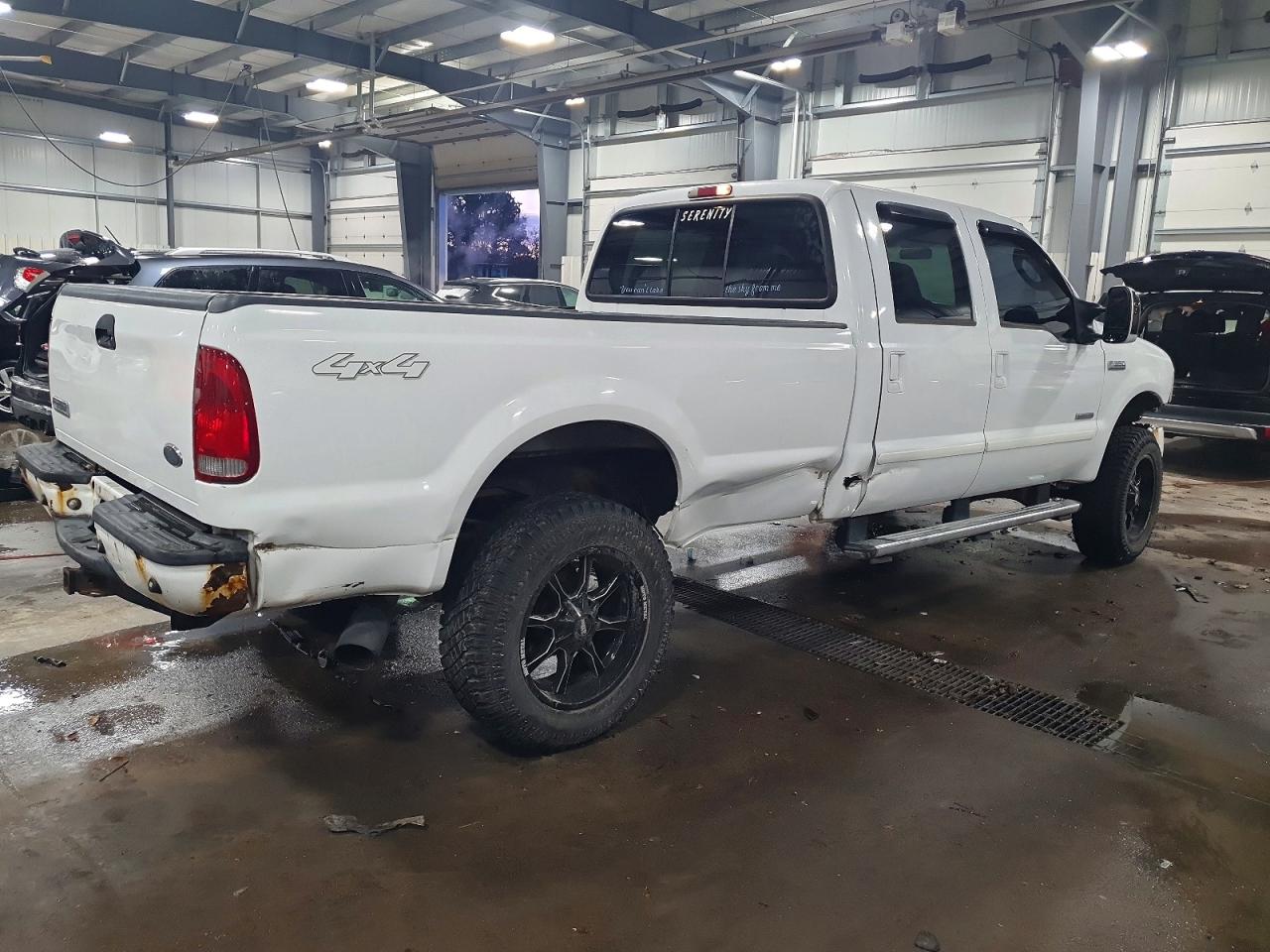 2006 Ford F350 Srw Super Duty White vin: 1FTWW31P76EA96985