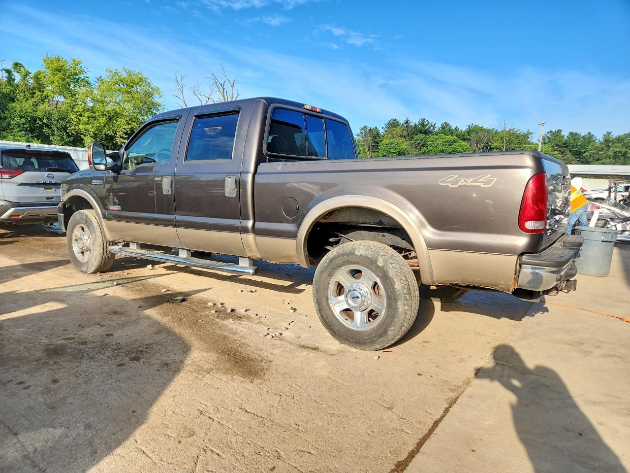 2006 Ford F350 Srw Super Duty Gray vin: 1FTWW31P76EC40261
