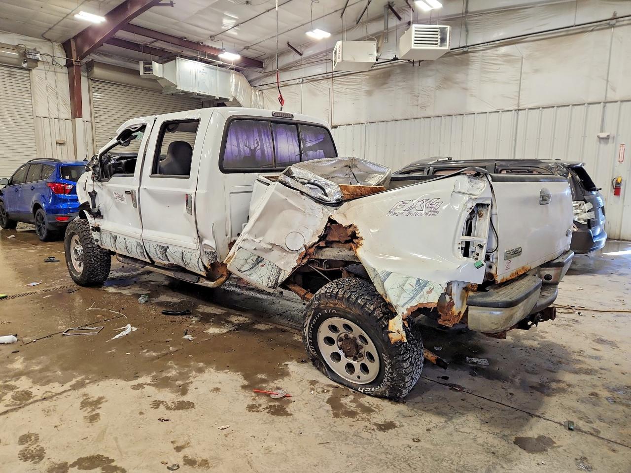 2007 Ford F350 Srw Super Duty White vin: 1FTWW31P87EA53192