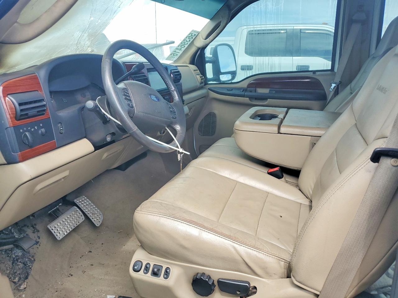 2005 Ford F350 Srw Super Duty White vin: 1FTWW31P95ED21521