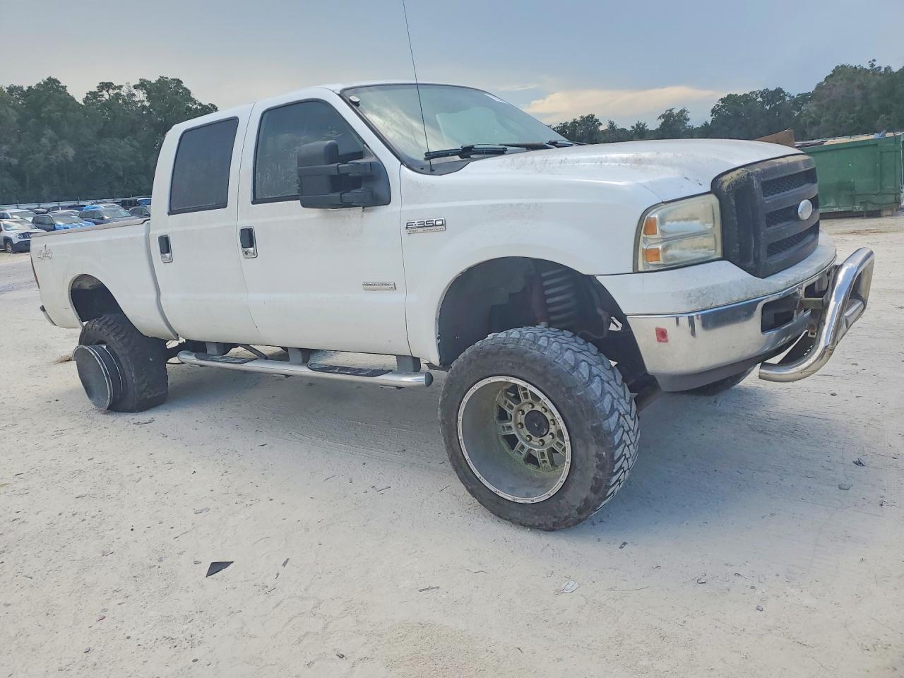 2006 Ford F350 Srw Super Duty White vin: 1FTWW31PX6ED88842