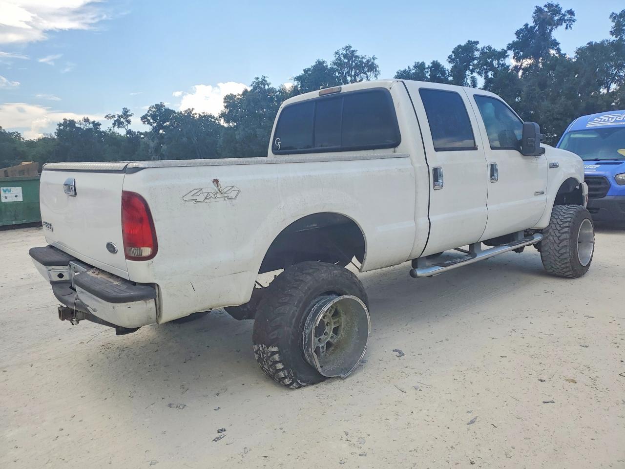 2006 Ford F350 Srw Super Duty White vin: 1FTWW31PX6ED88842