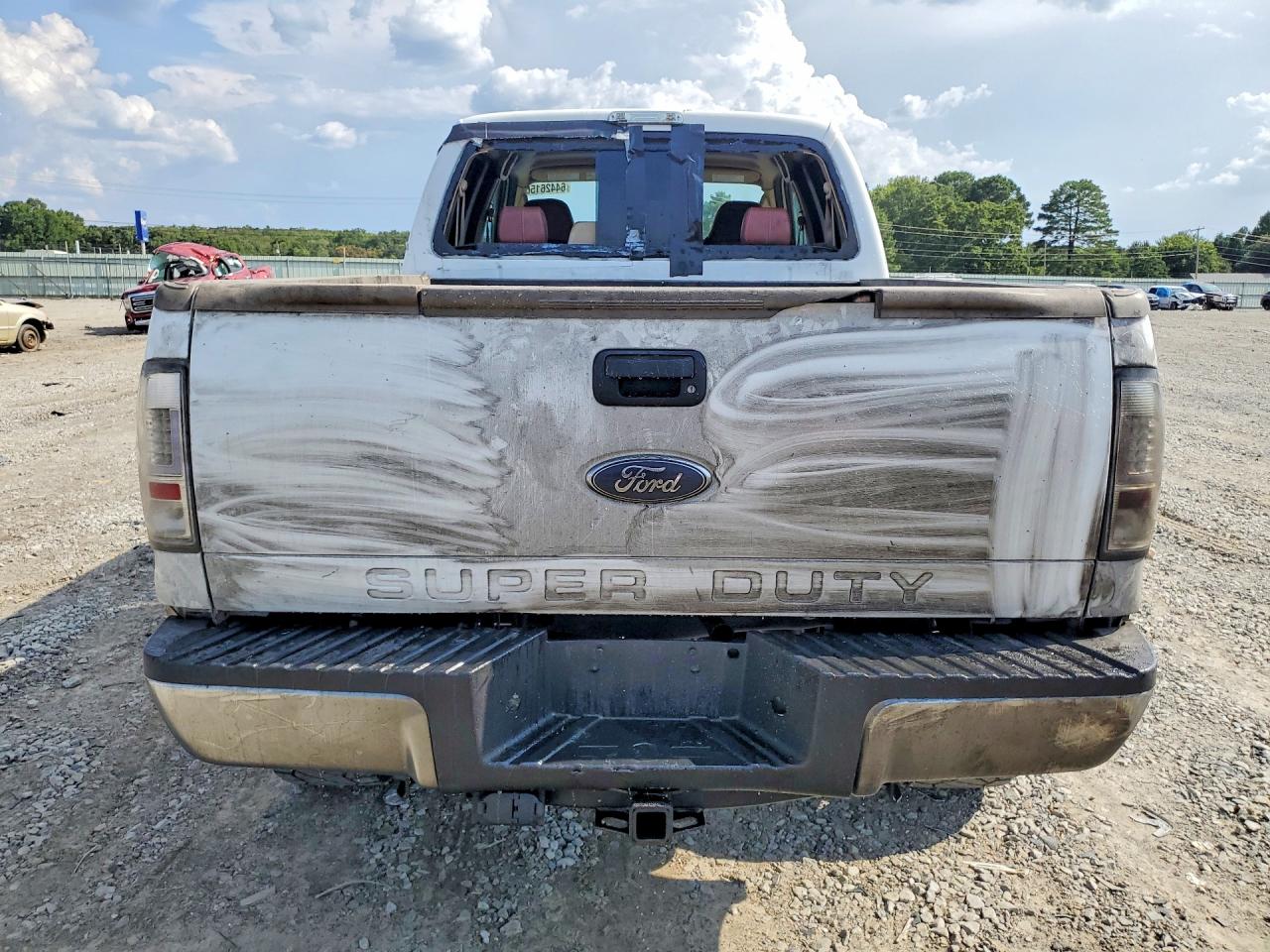 2008 Ford F350 Srw Super Duty White vin: 1FTWW31R08EA43162
