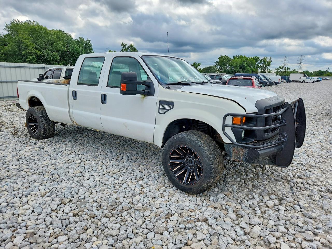 2008 Ford F350 Srw Super Duty White vin: 1FTWW31R08EB43746