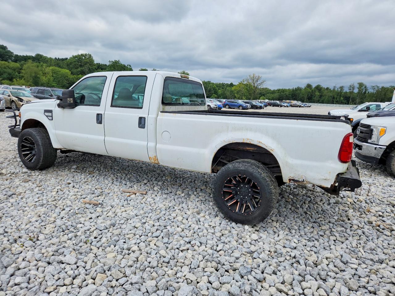 2008 Ford F350 Srw Super Duty White vin: 1FTWW31R08EB43746