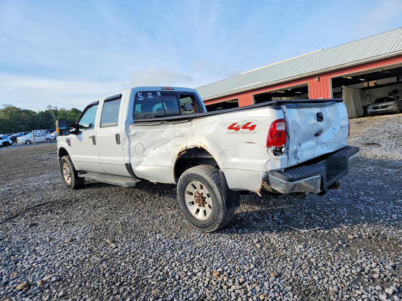 2008 Ford F350 Srw Super Duty Белый vin: 1FTWW31R08EB75550