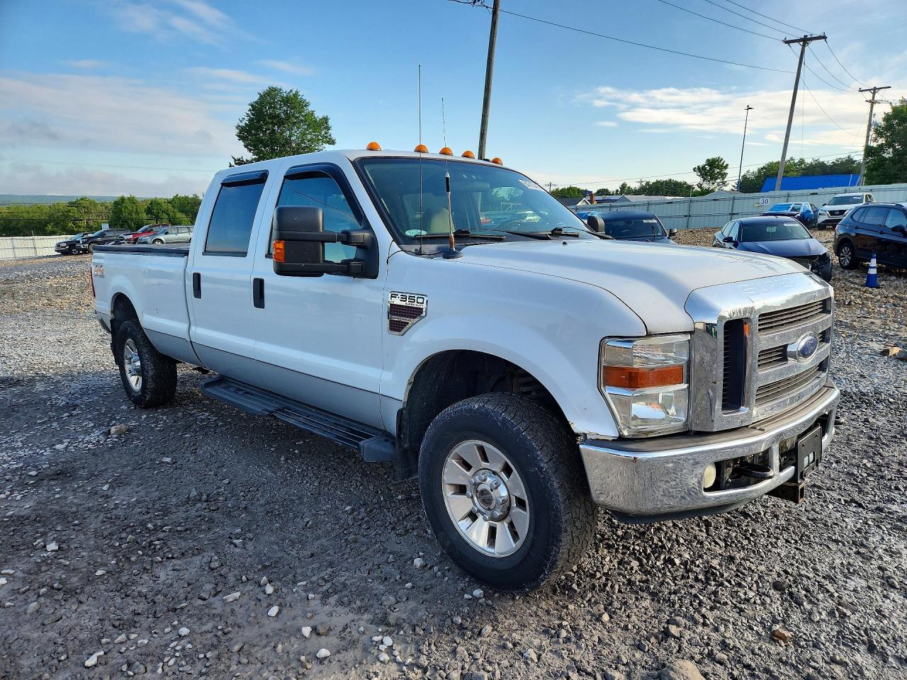 2008 Ford F350 Srw Super Duty Белый vin: 1FTWW31R08EB75550