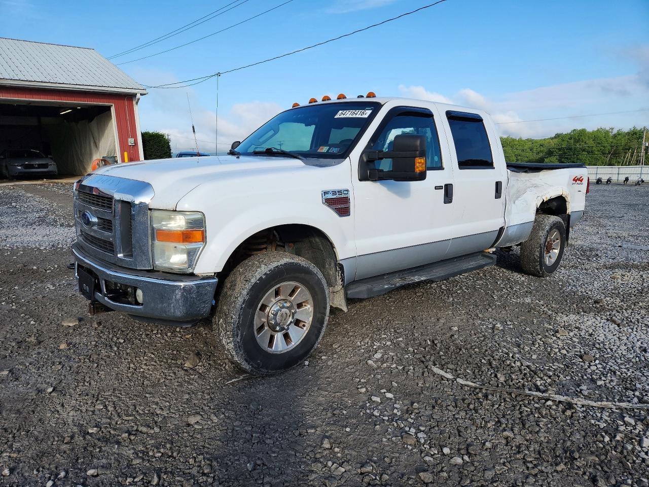 2008 Ford F350 Srw Super Duty Белый vin: 1FTWW31R08EB75550