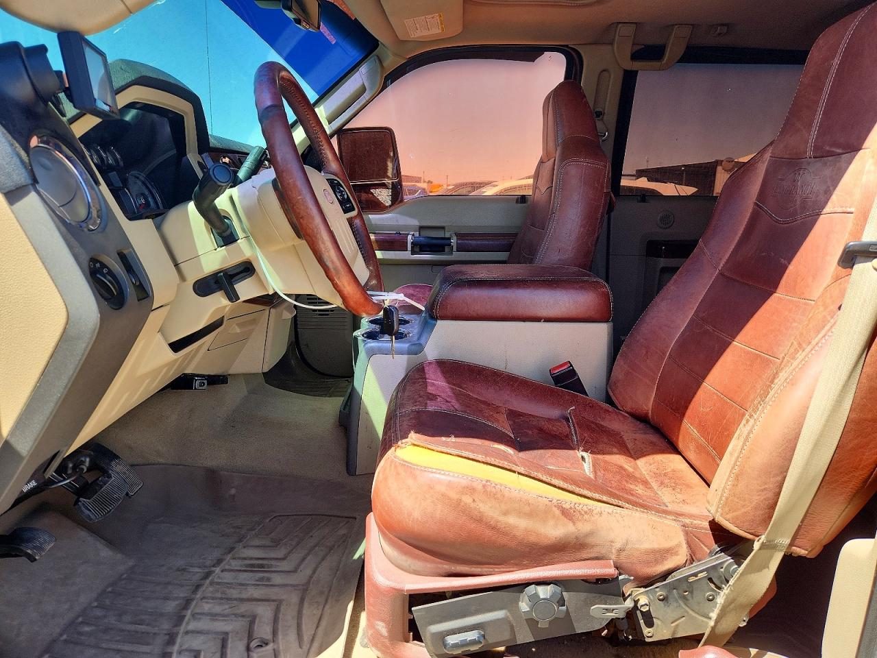 2008 Ford F350 Srw Super Duty Brown vin: 1FTWW31R08EB97175