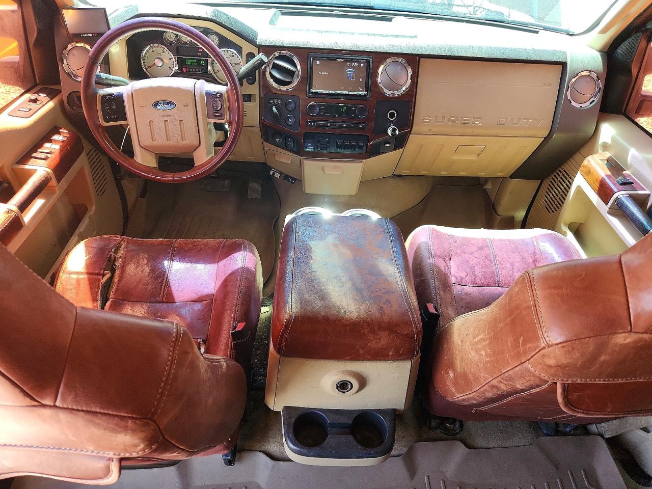 2008 Ford F350 Srw Super Duty Brown vin: 1FTWW31R08EB97175