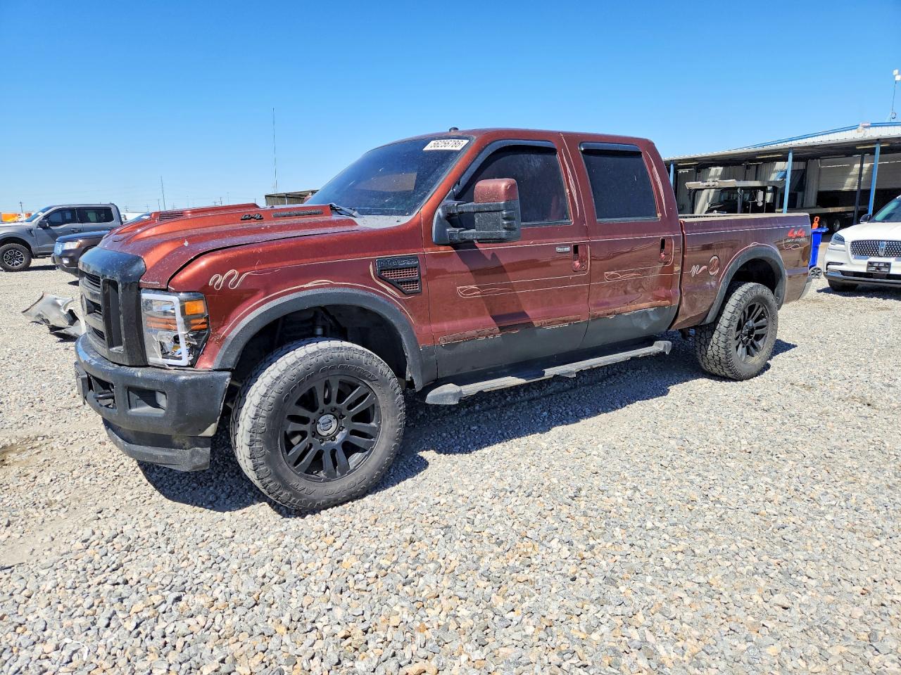 2008 Ford F350 Srw Super Duty Brown vin: 1FTWW31R08EB97175