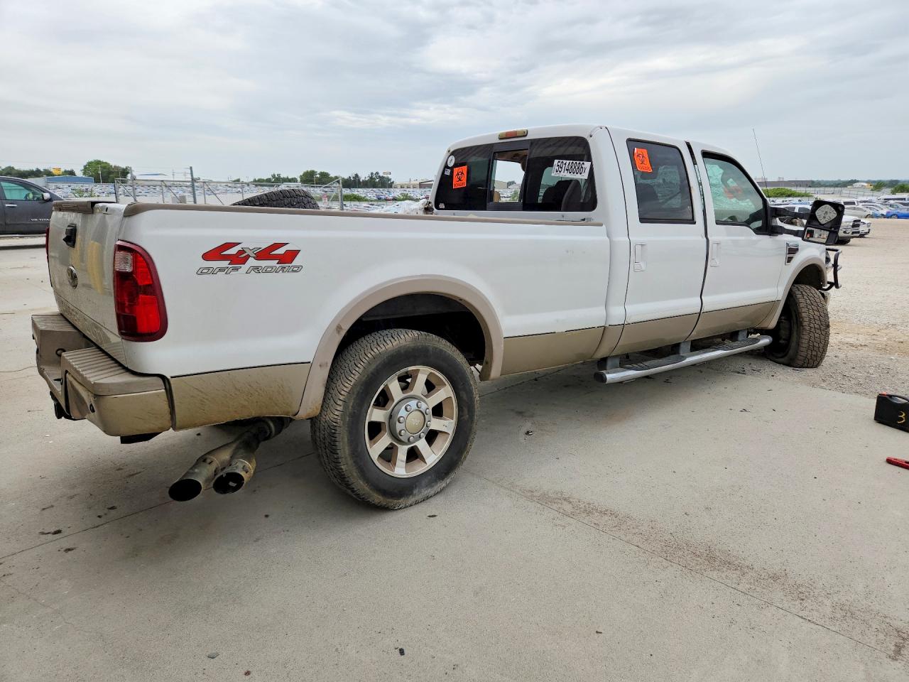 2008 Ford F350 Srw Super Duty White vin: 1FTWW31R08ED24216