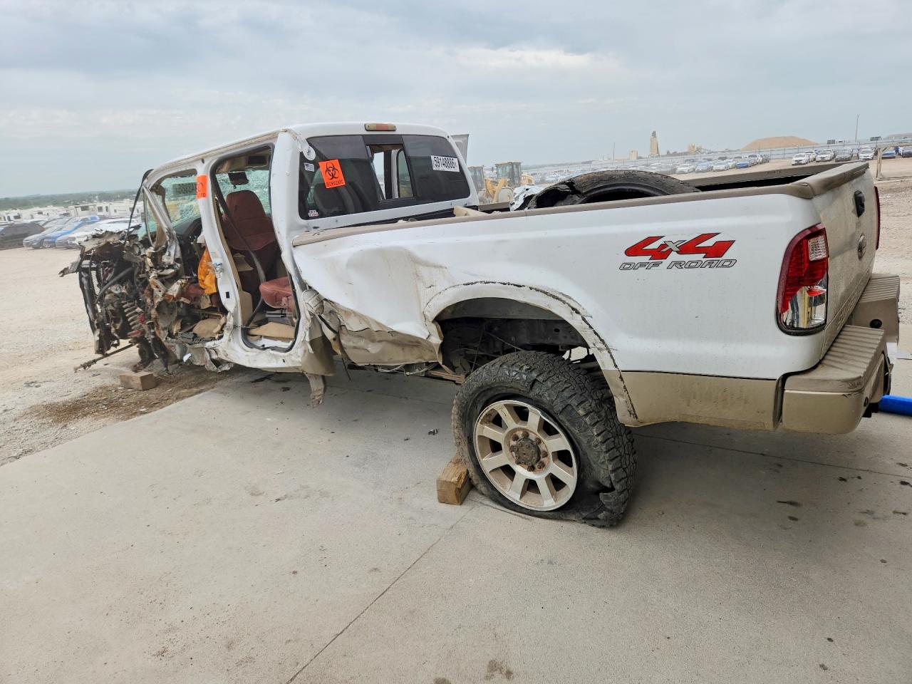2008 Ford F350 Srw Super Duty White vin: 1FTWW31R08ED24216