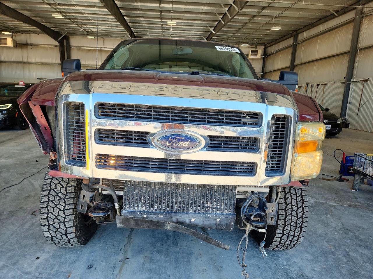 2009 Ford F350 Super Duty Maroon vin: 1FTWW31R19EA06560