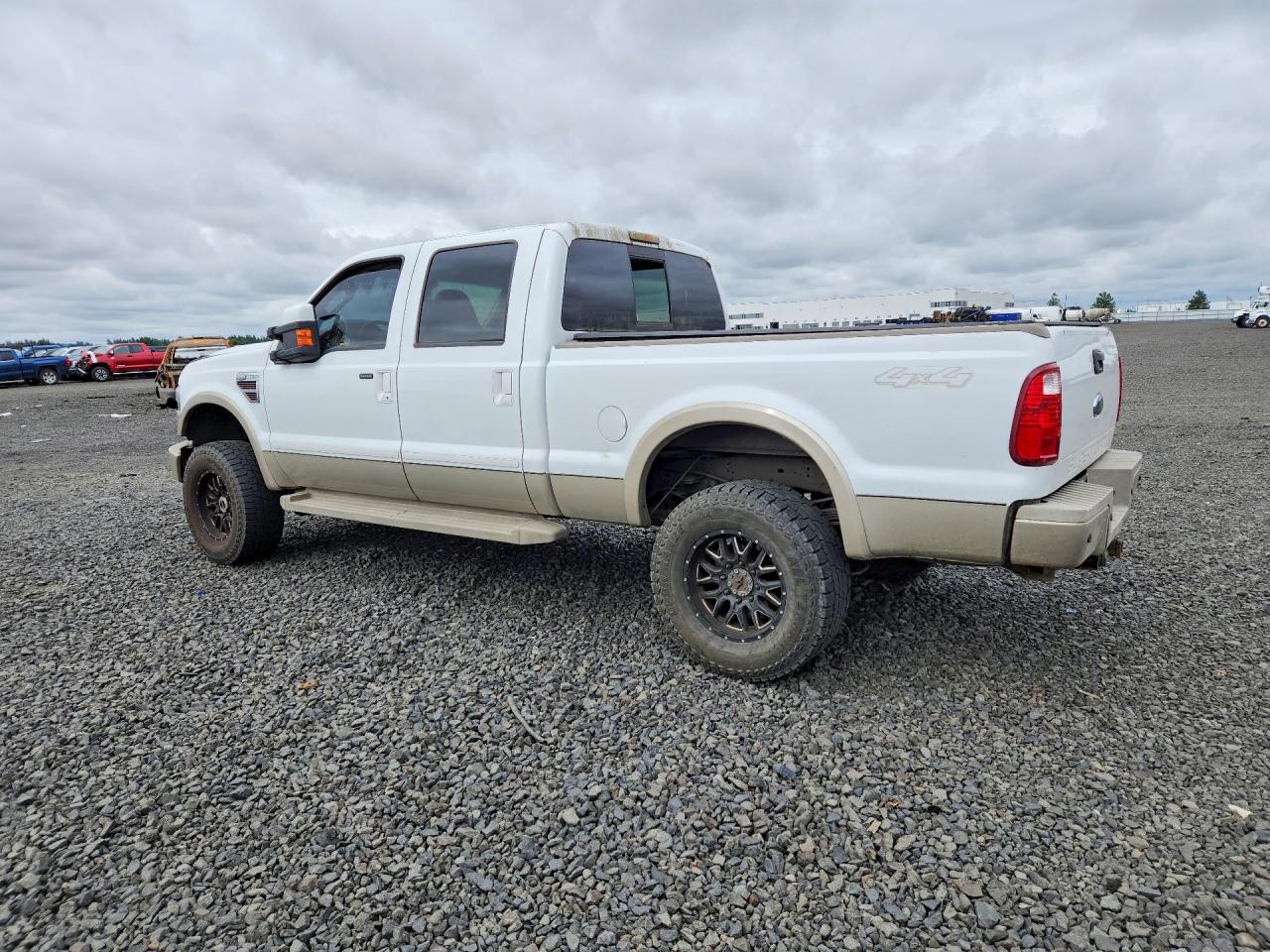2008 Ford F350 Srw Super Duty Белый vin: 1FTWW31R28EA00913