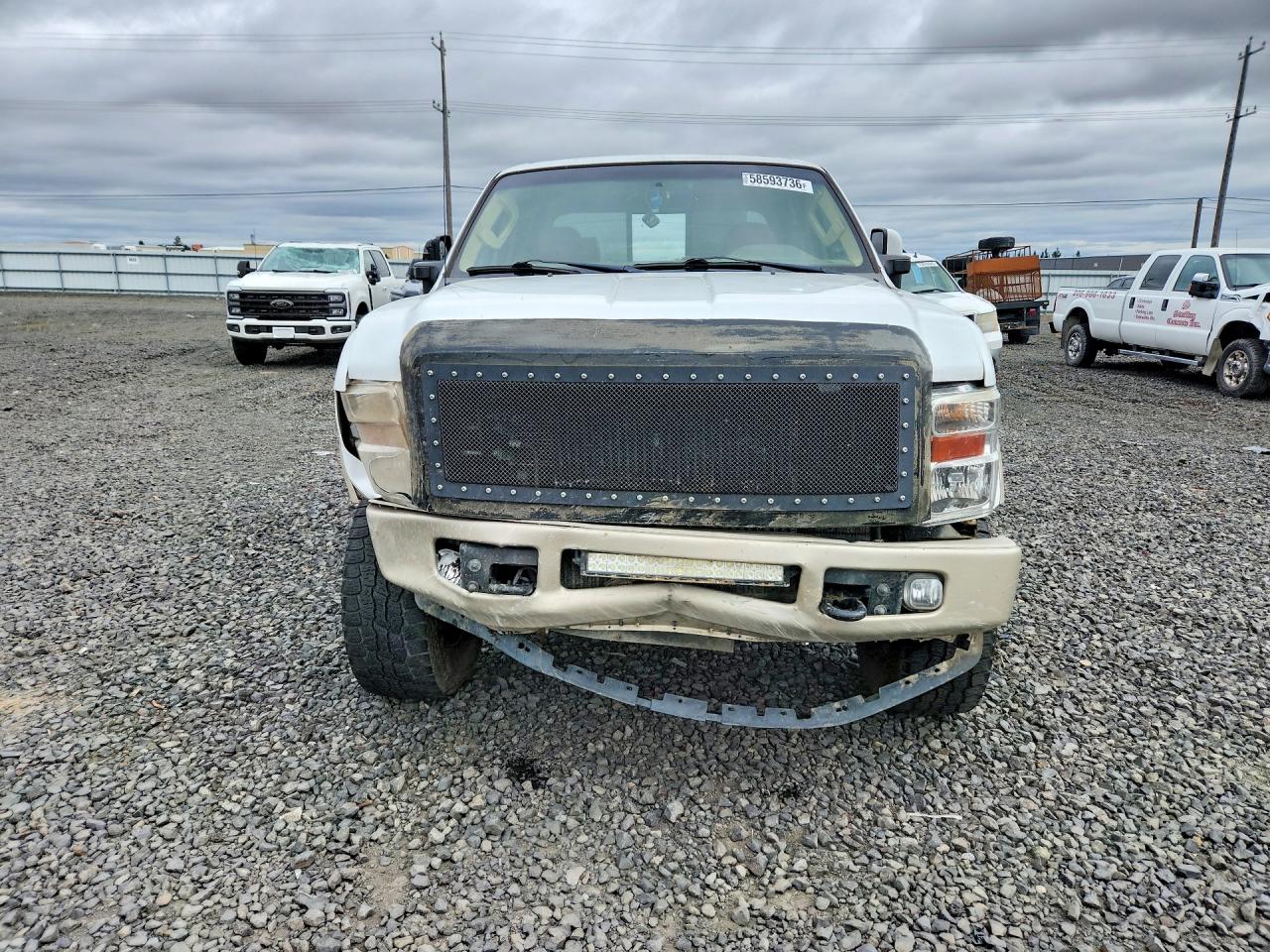2008 Ford F350 Srw Super Duty Белый vin: 1FTWW31R28EA00913