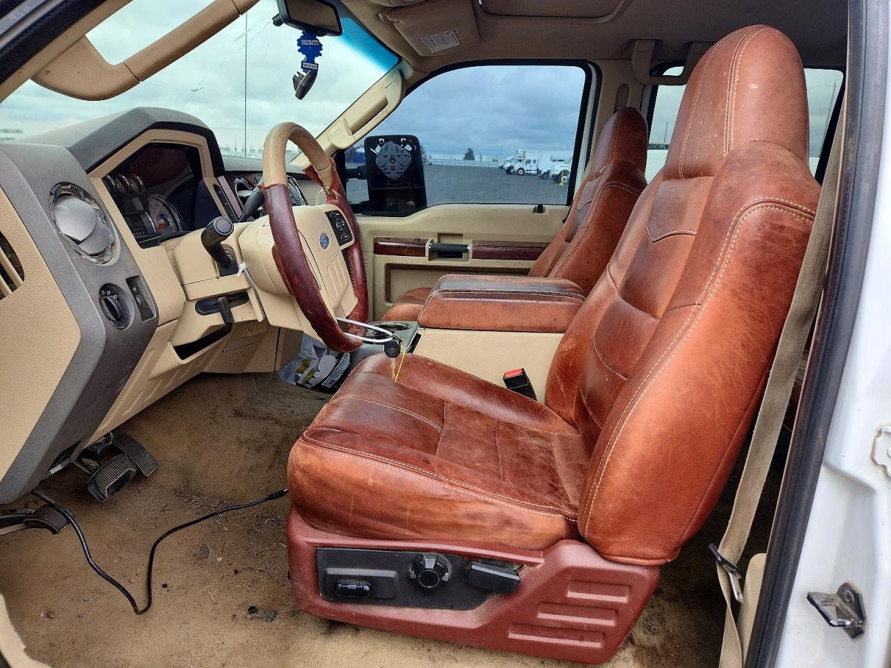 2008 Ford F350 Srw Super Duty Белый vin: 1FTWW31R28EA00913