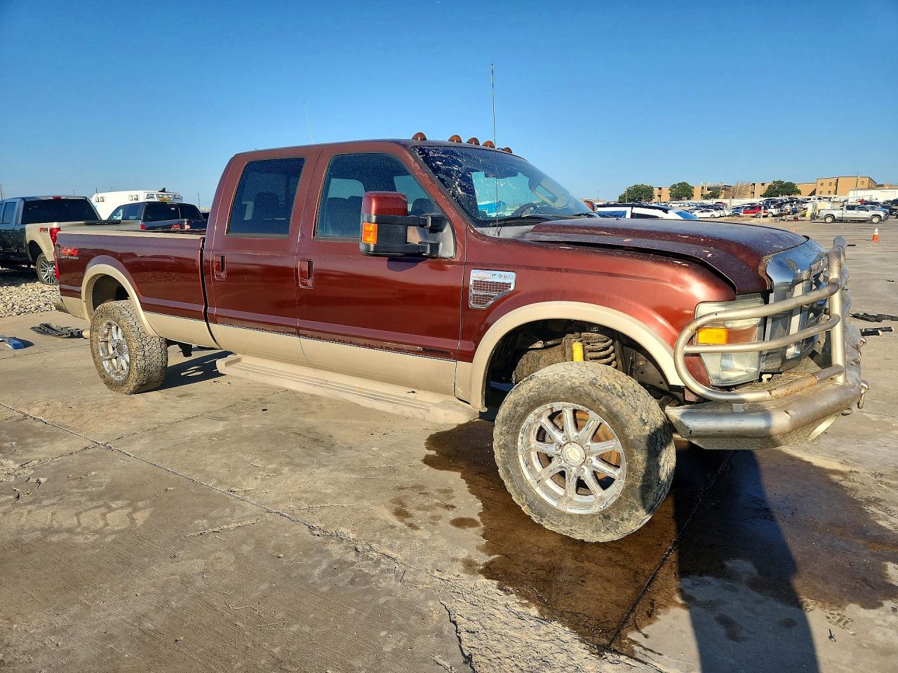 2008 Ford F350 Srw Super Duty Brown vin: 1FTWW31R38EA46024