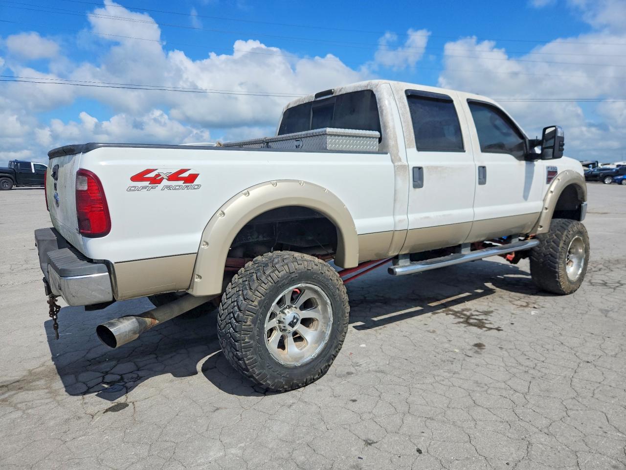 2008 Ford F350 Srw Super Duty White vin: 1FTWW31R38EC39712