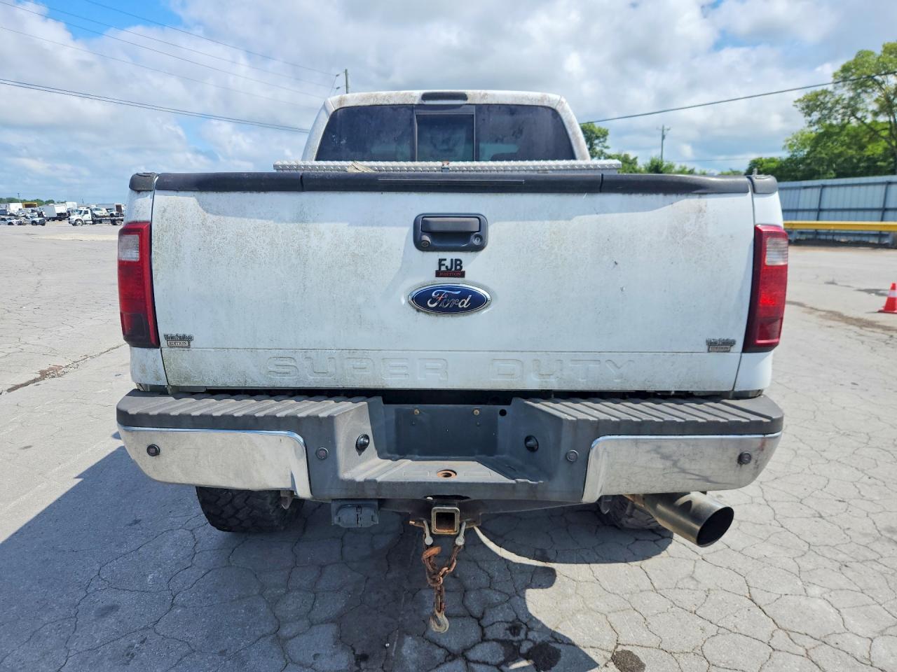 2008 Ford F350 Srw Super Duty White vin: 1FTWW31R38EC39712