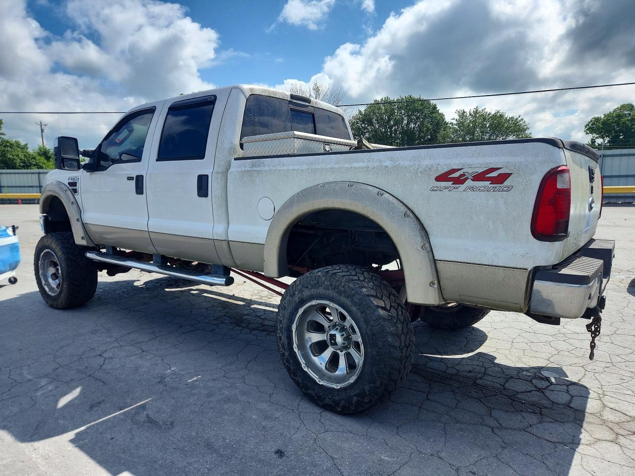 2008 Ford F350 Srw Super Duty White vin: 1FTWW31R38EC39712