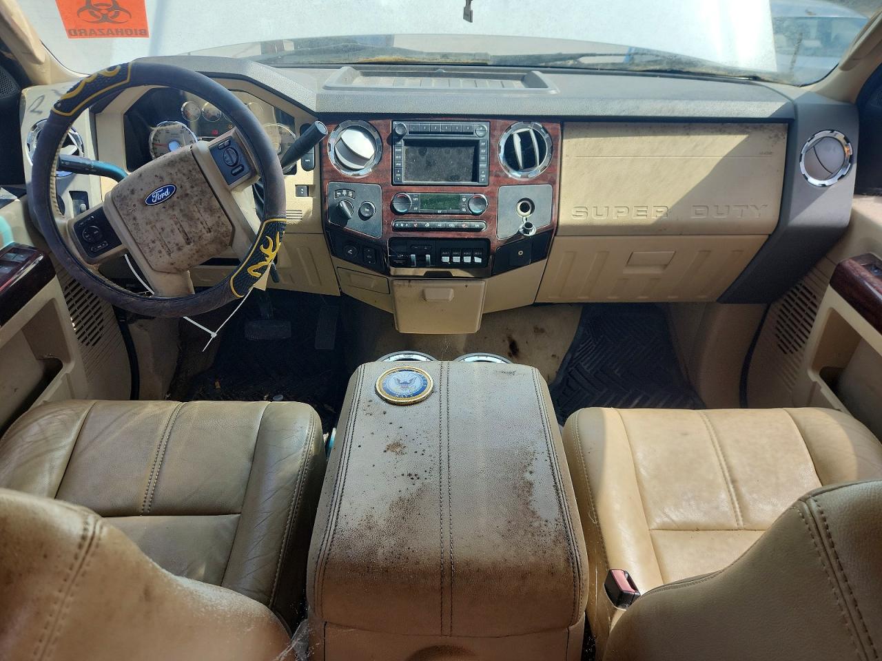 2008 Ford F350 Srw Super Duty White vin: 1FTWW31R38EC39712