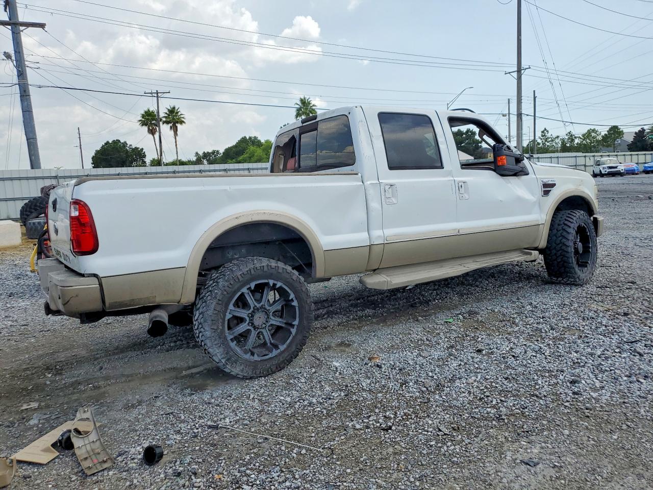 2008 Ford F350 Srw Super Duty Белый vin: 1FTWW31R48EA78125
