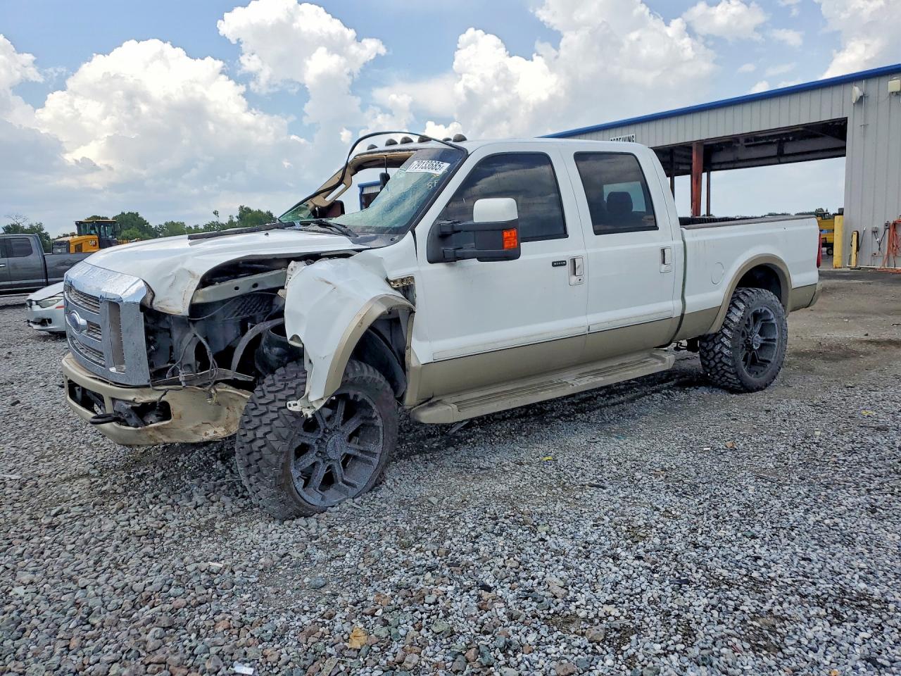 2008 Ford F350 Srw Super Duty White vin: 1FTWW31R48EA78125