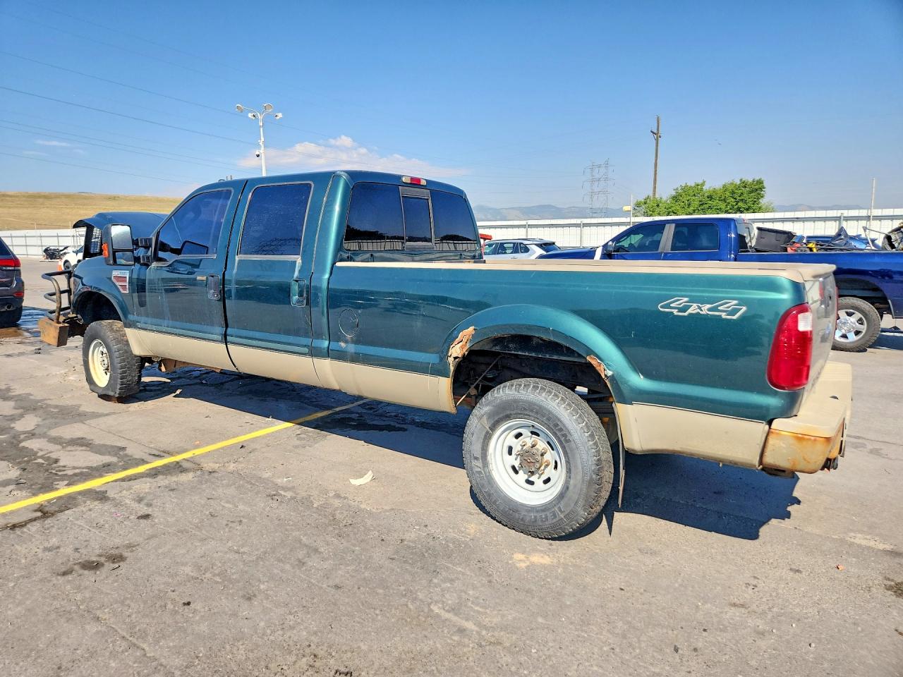 2008 Ford F350 Srw Super Duty Green vin: 1FTWW31R48EC42280