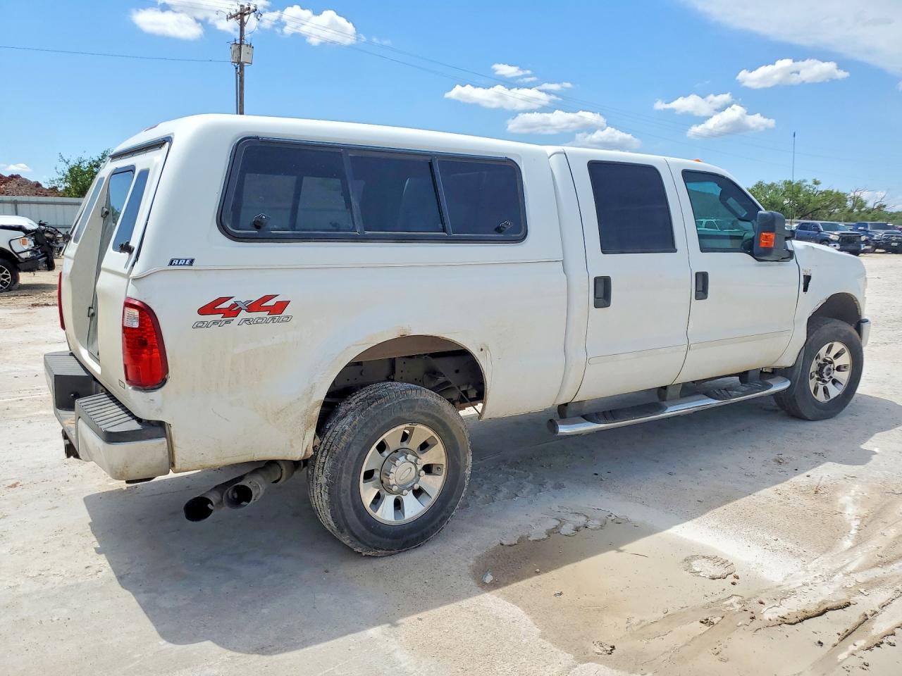 2008 Ford F350 Srw Super Duty White vin: 1FTWW31R58EB23282