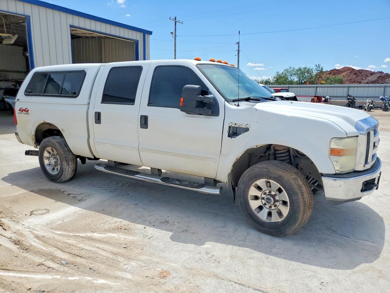 2008 Ford F350 Srw Super Duty White vin: 1FTWW31R58EB23282
