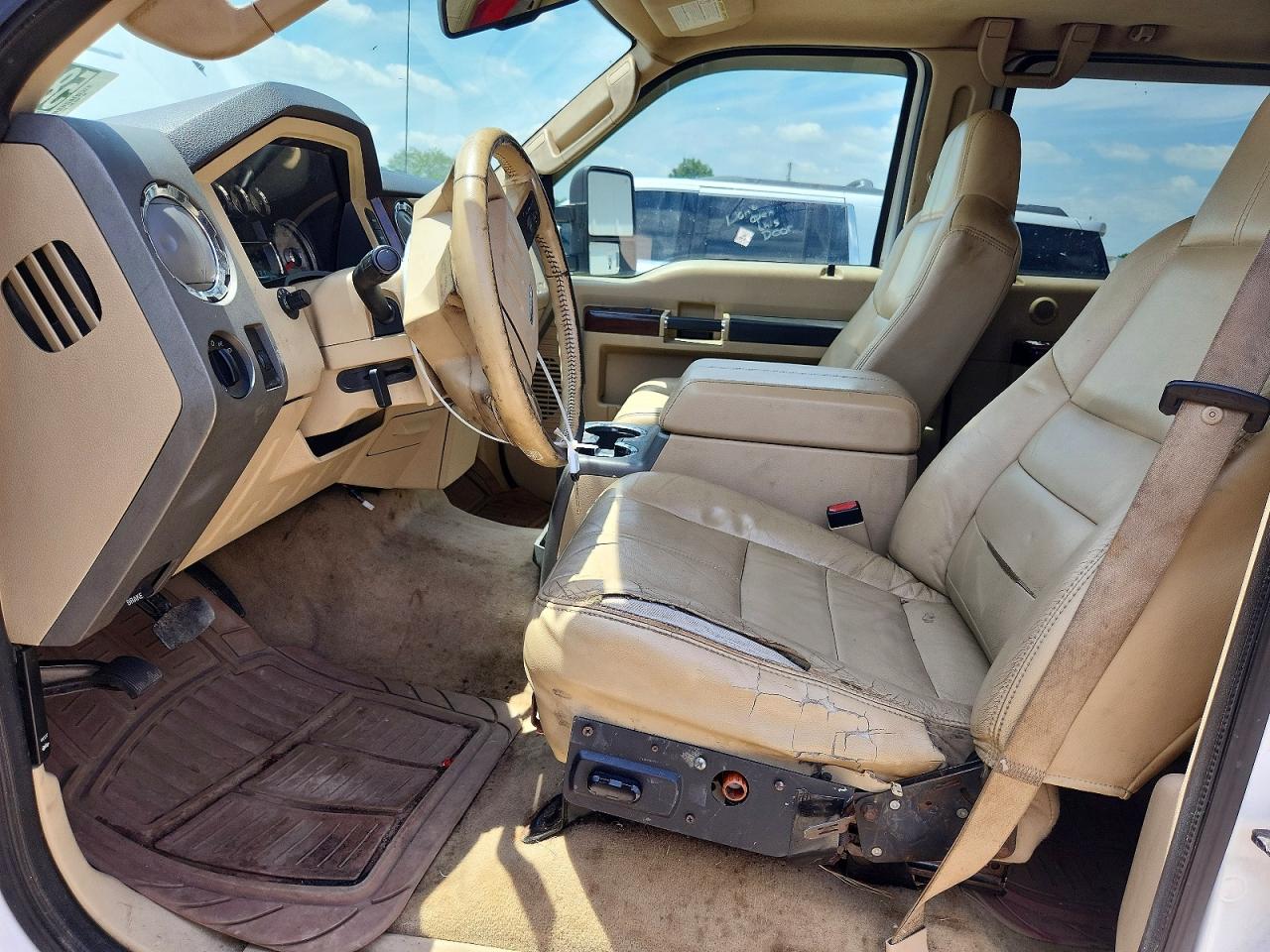2008 Ford F350 Srw Super Duty White vin: 1FTWW31R58ED74299