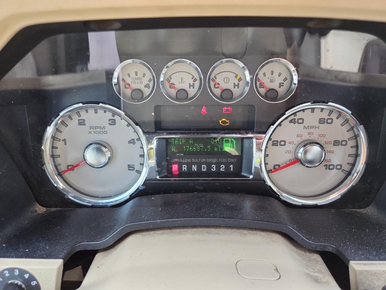 2008 Ford F350 Srw Super Duty White vin: 1FTWW31R58ED74299 Damage: Warning Light - Engine, On, Unacceptable