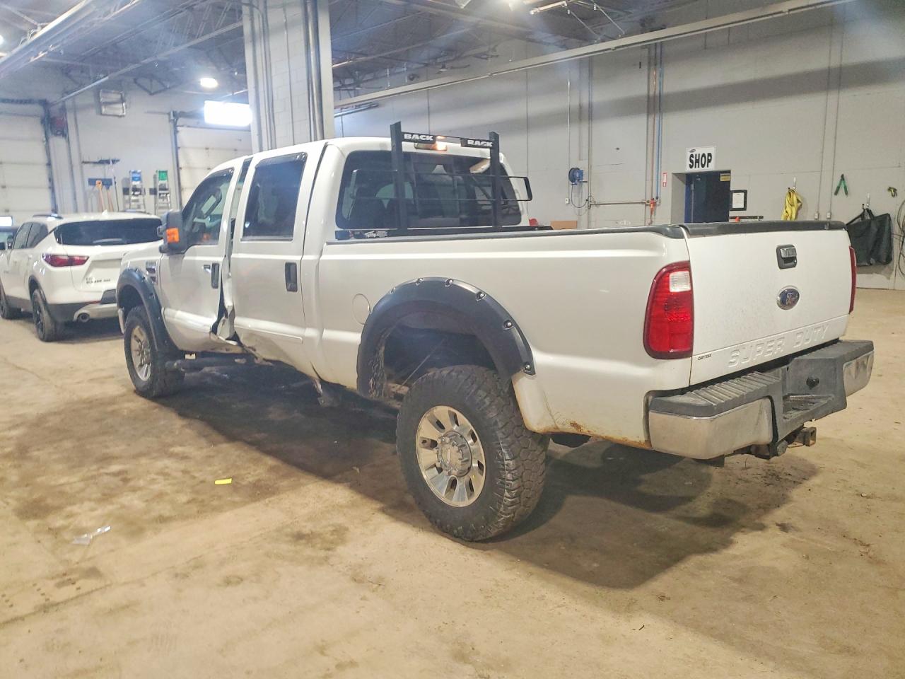 2008 Ford F350 Srw Super Duty White vin: 1FTWW31R58EE38728