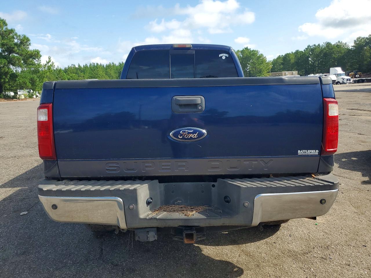 2008 Ford F350 Srw Super Duty Blue vin: 1FTWW31R68EC33645