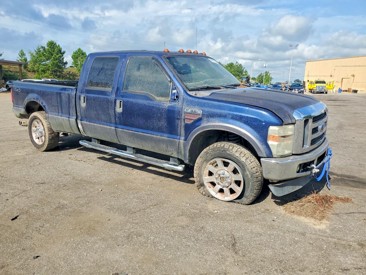 2008 Ford F350 Srw Super Duty Blue vin: 1FTWW31R68EC33645