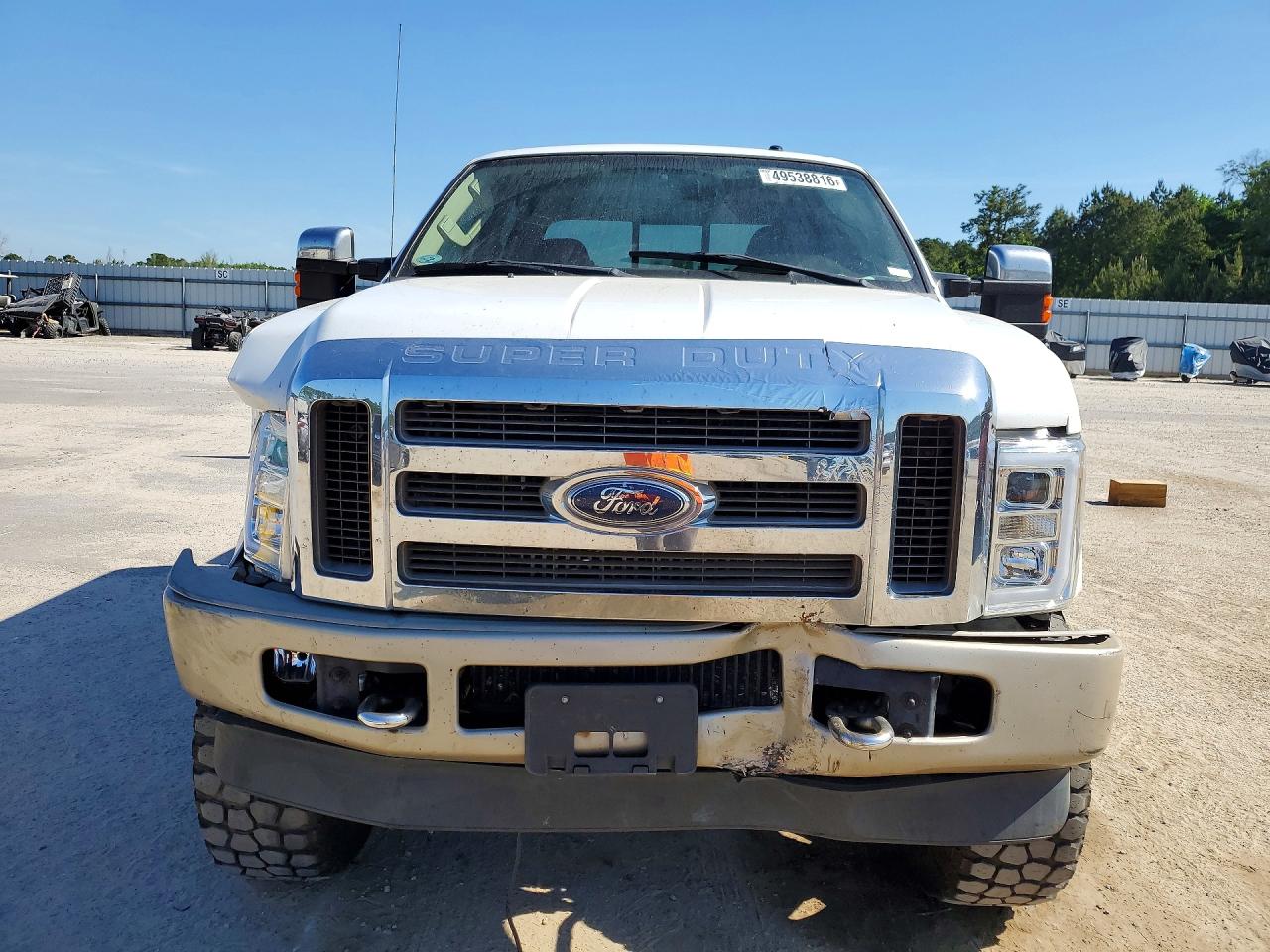2008 Ford F350 Srw Super Duty White vin: 1FTWW31R68ED87515