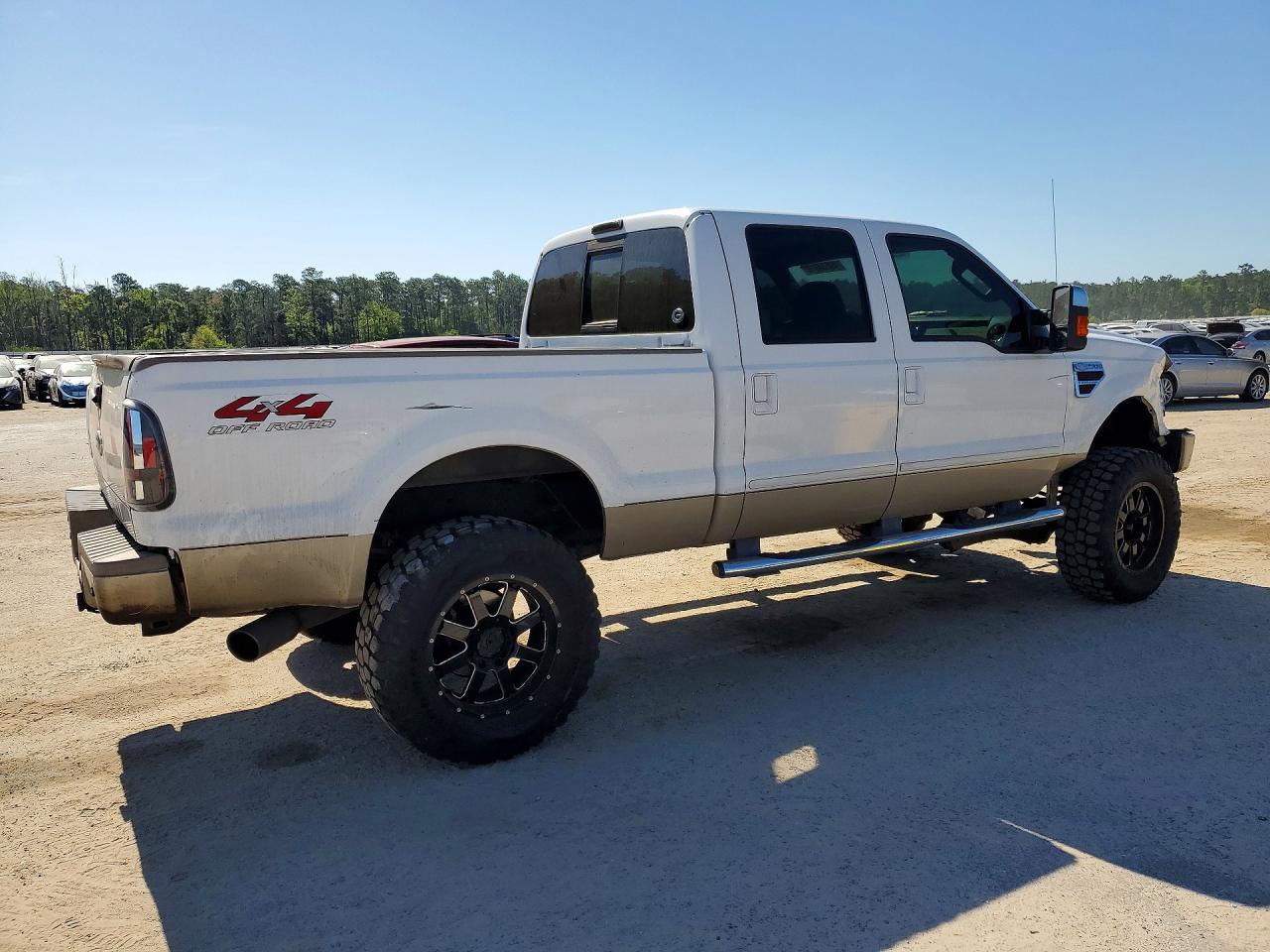 2008 Ford F350 Srw Super Duty White vin: 1FTWW31R68ED87515