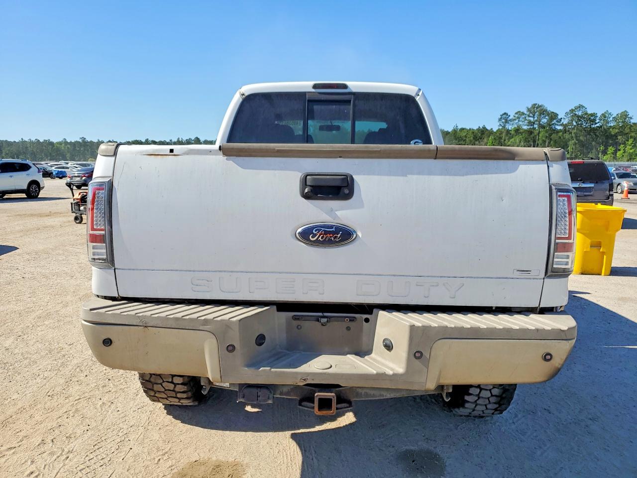 2008 Ford F350 Srw Super Duty White vin: 1FTWW31R68ED87515