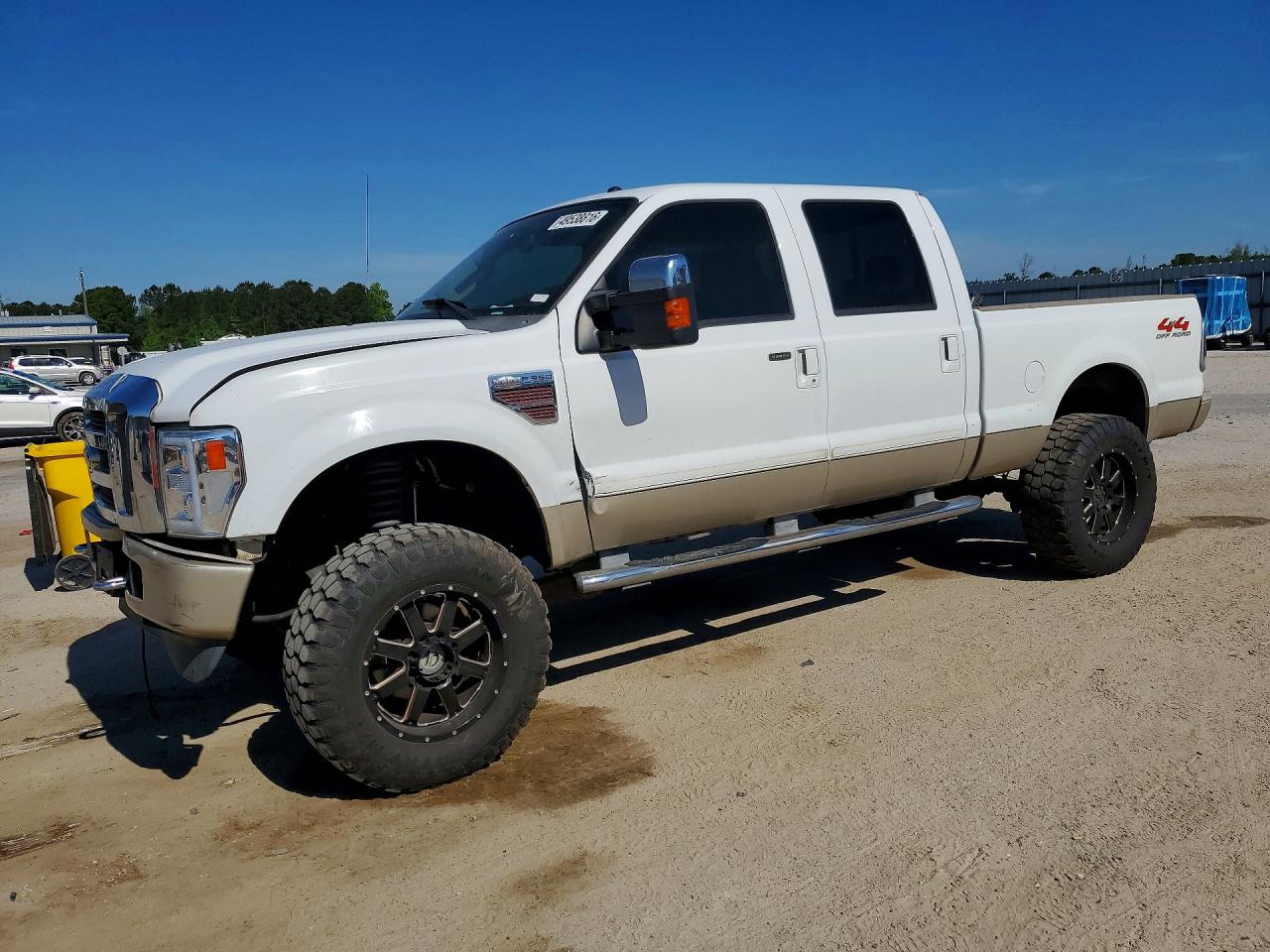 2008 Ford F350 Srw Super Duty White vin: 1FTWW31R68ED87515